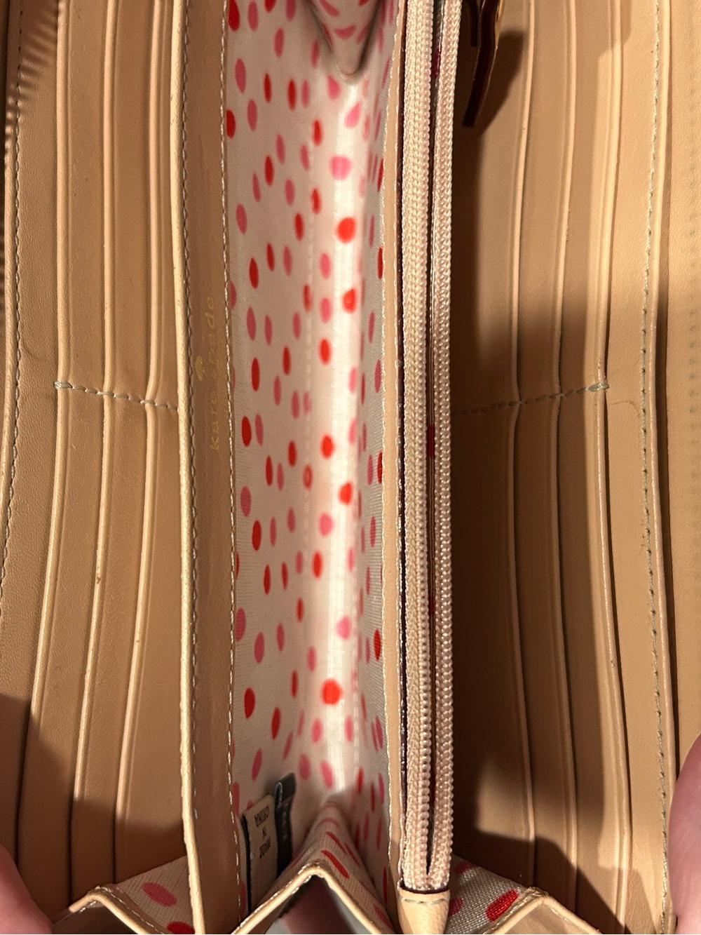 Kate Spade Cream Leather Satchel with Matching Wallet - Picture 7 of 10